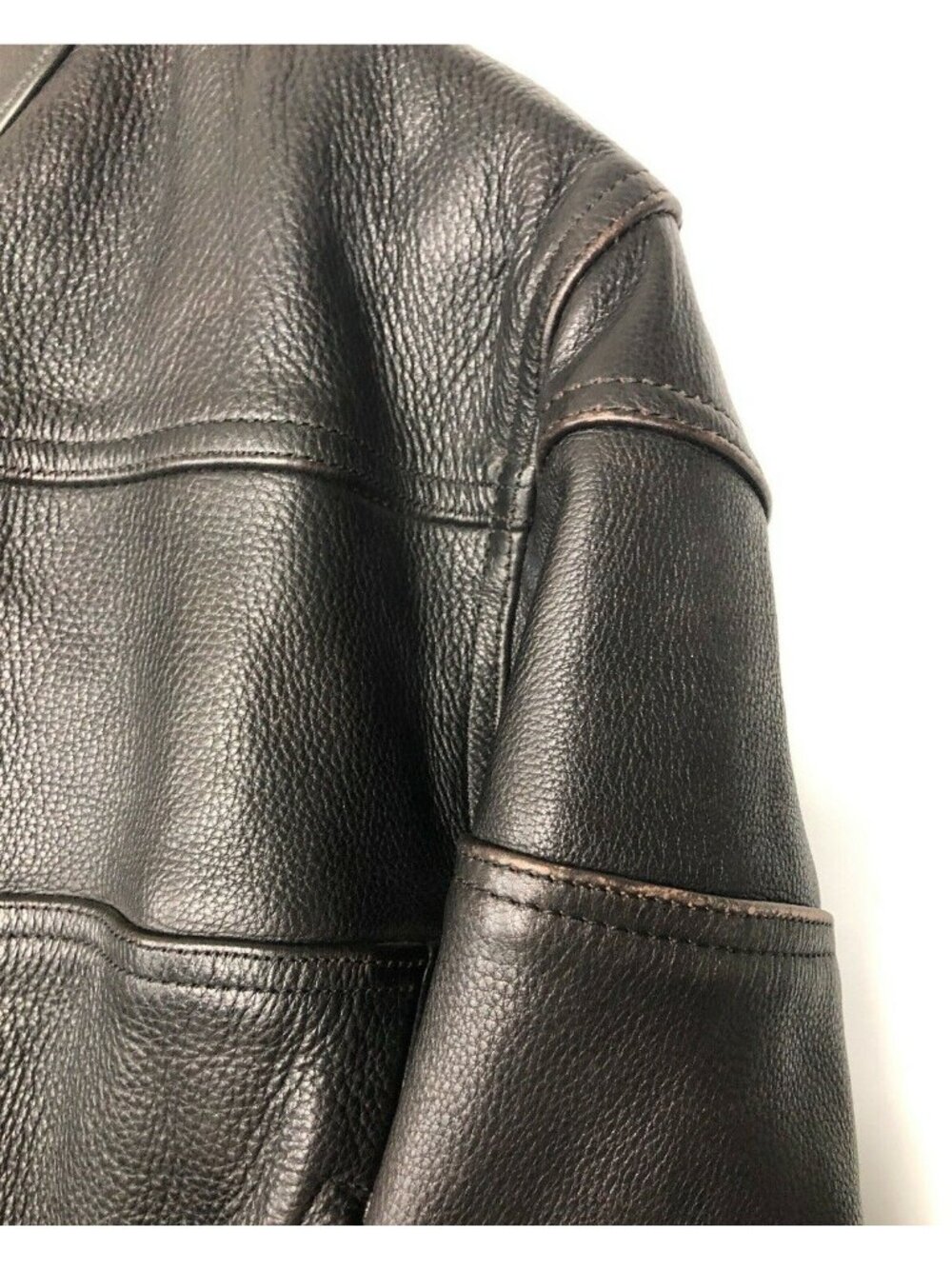 UNIK Ultra Heavy LEATHER Motorcycle Zip Buckle Lined Jacket Womens Size S Black - Picture 7 of 12